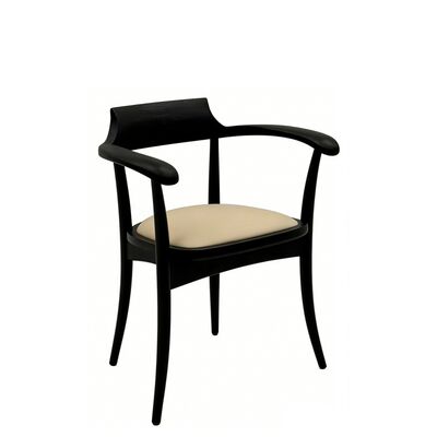 সলিড উড ফ্রেম এবং কাস্টমাইজযোগ্য আপহোলস্টারী সহ আধুনিক এরগনোমিক কার্ভড ডিজাইন কাঠের রেস্টুরেন্ট চেয়ার